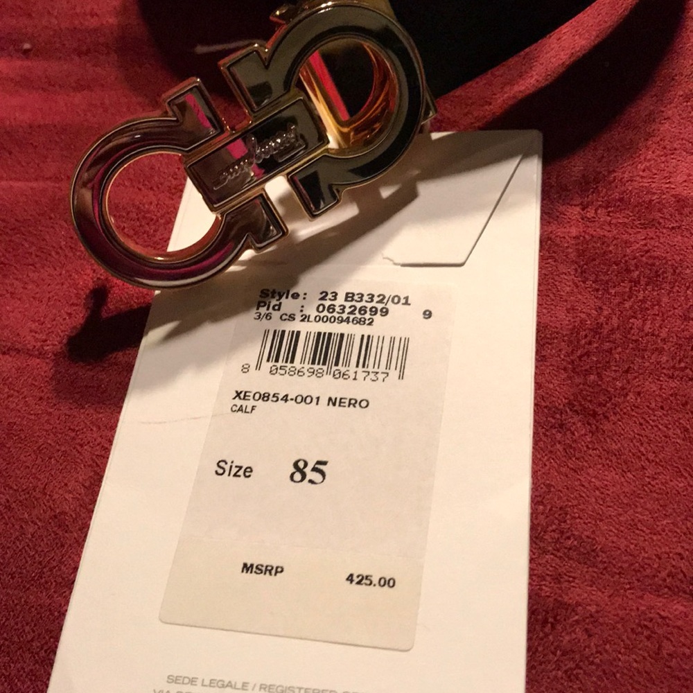 Authentic Ferragamo belt